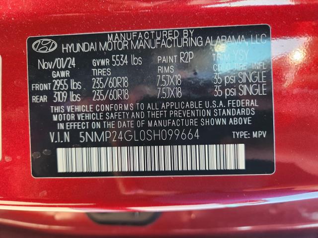 2025 Hyundai Santa Fe SEL FWD