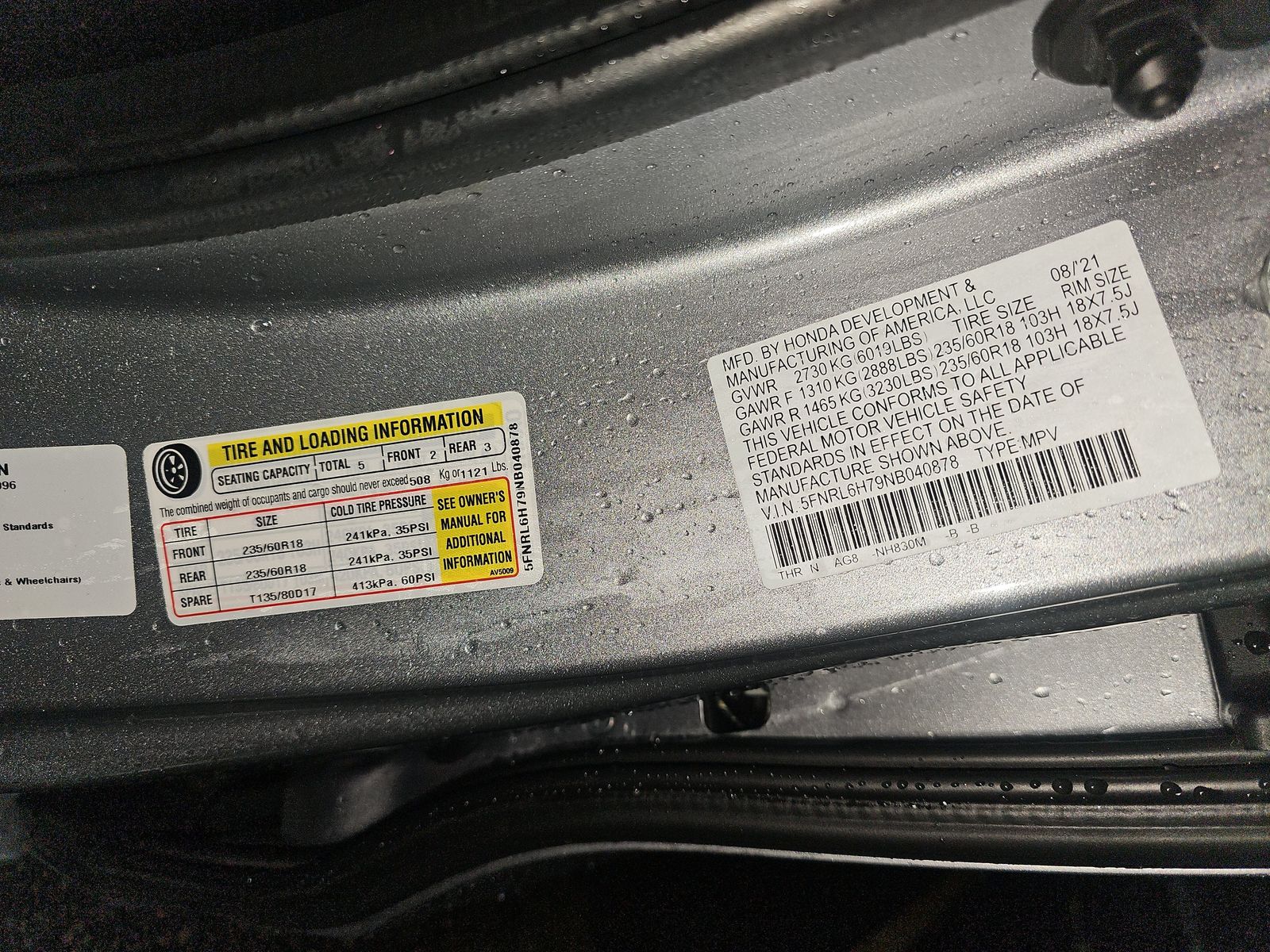 2022 Honda Odyssey EX-L FWD