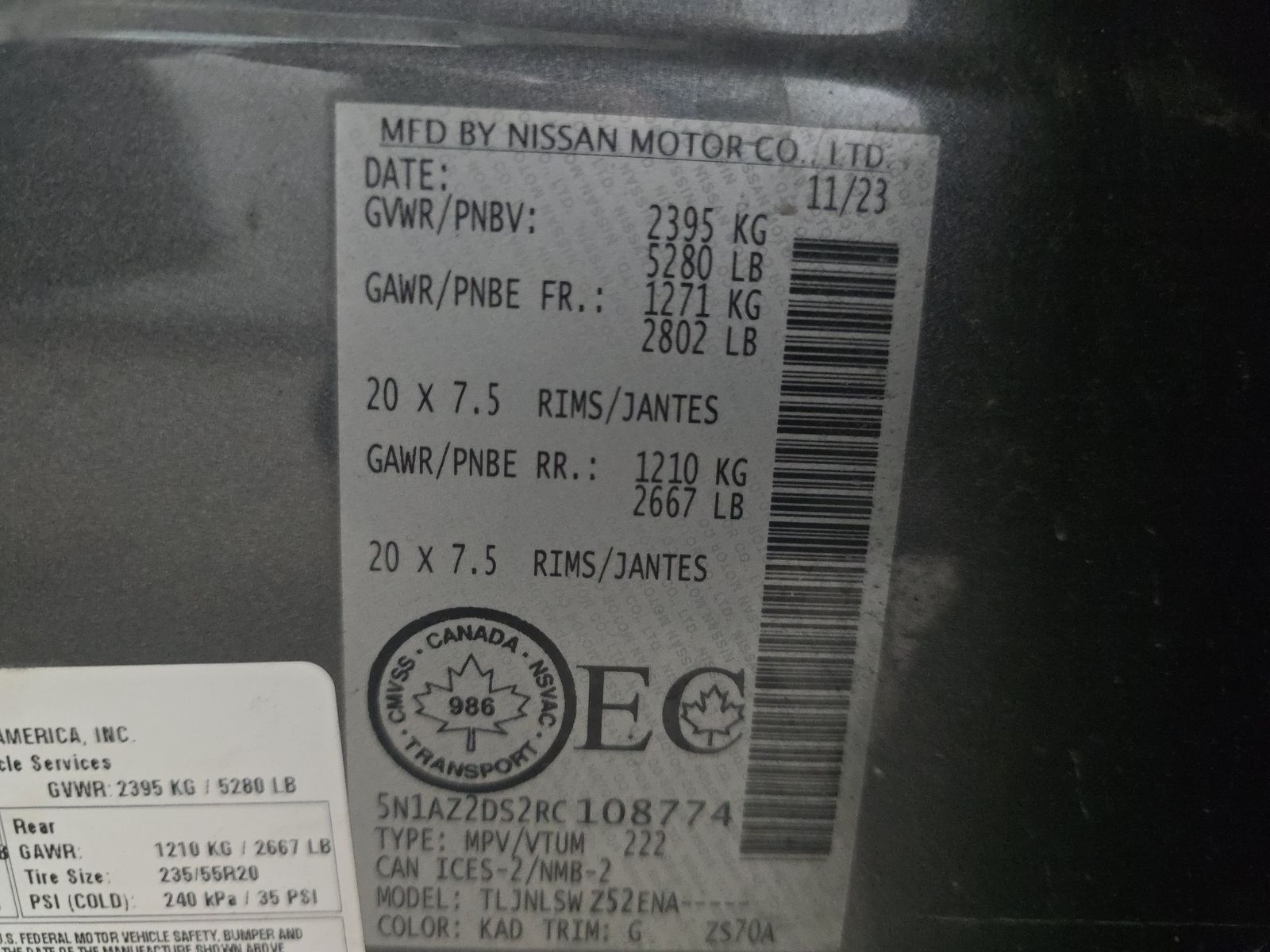 2024 Nissan Murano Platinum AWD