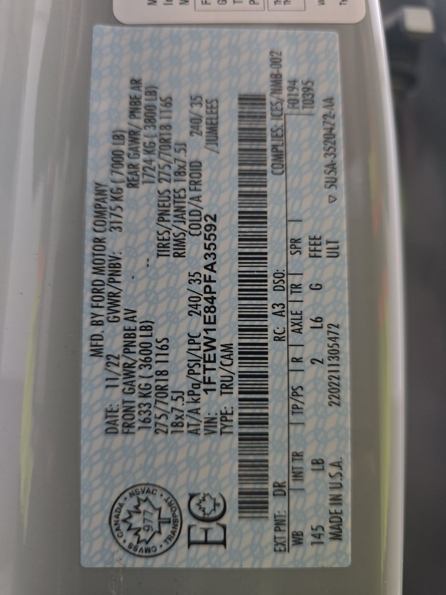 2023 Ford F-150 Tremor AWD