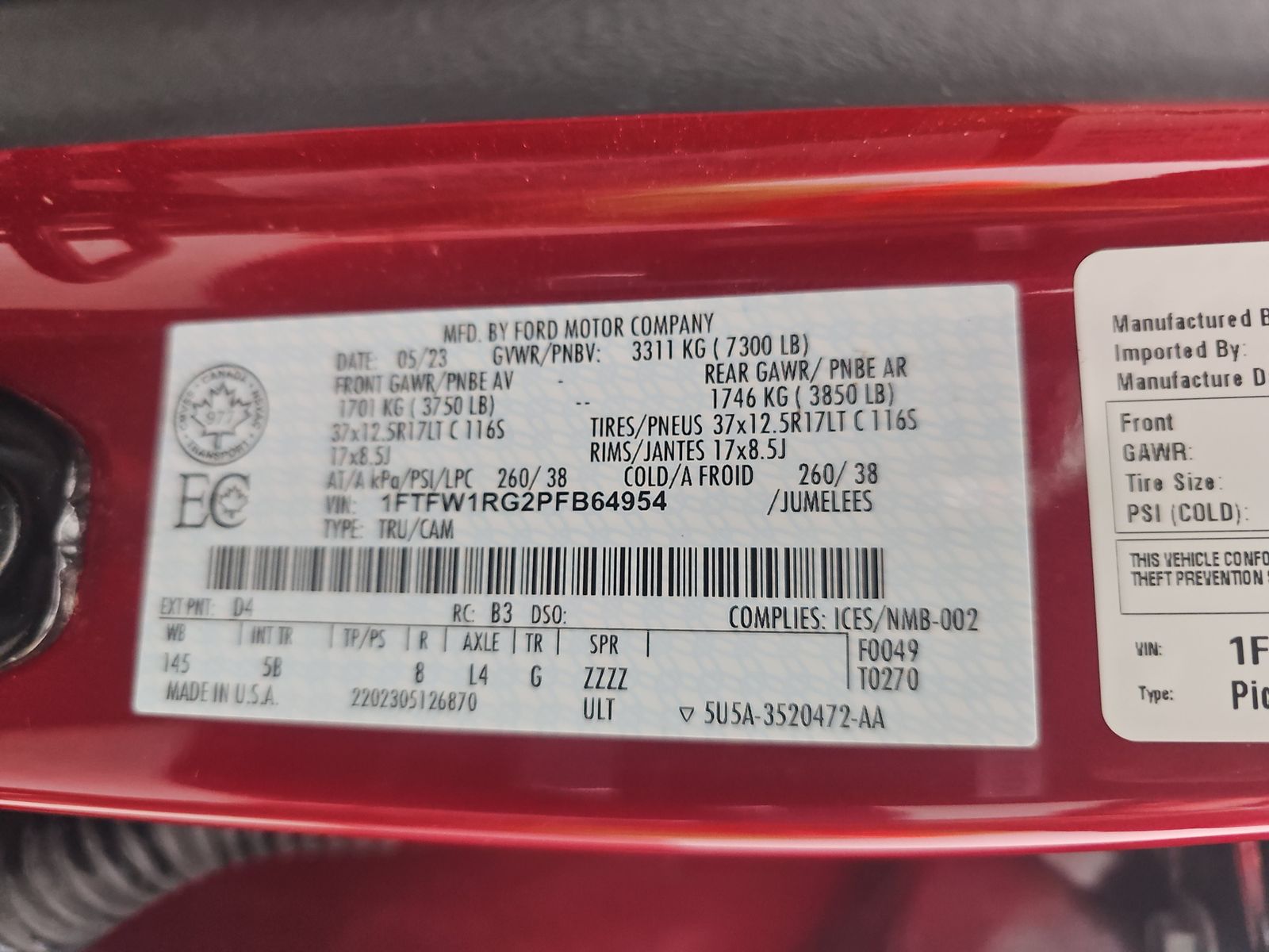 2023 Ford F-150 Raptor AWD