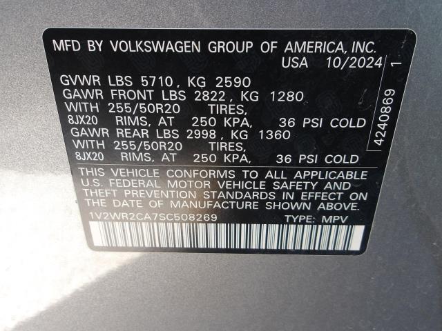 2025 Volkswagen Atlas 2.0T SE FWD