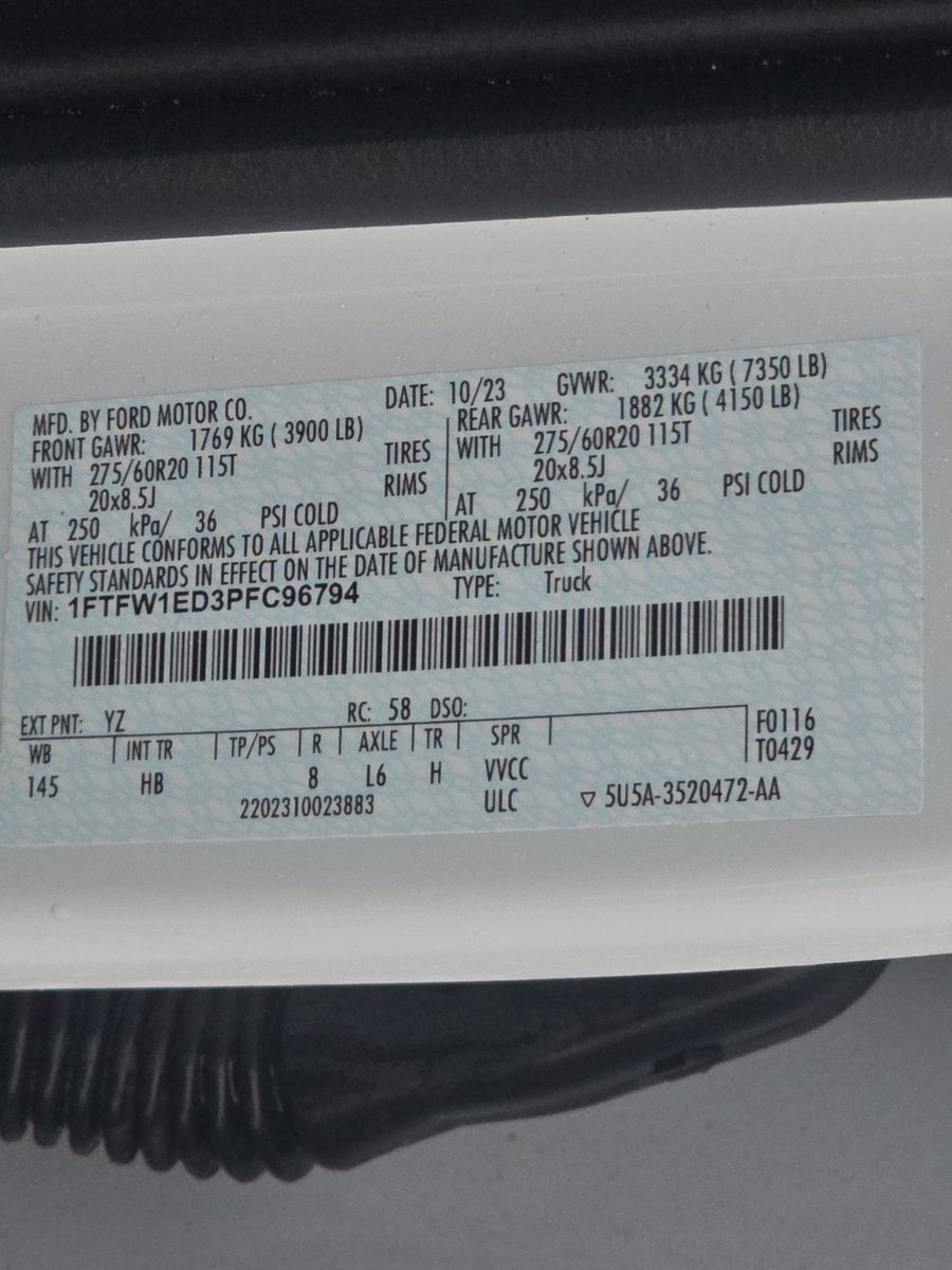 2023 Ford F-150 Hybrid Lariat AWD