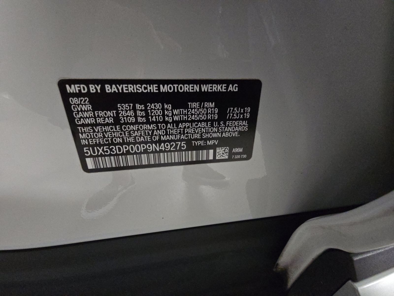 2023 BMW X3 xDrive30i AWD