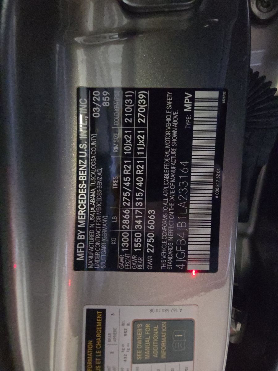 2020 Mercedes-Benz GLE GLE 350 RWD