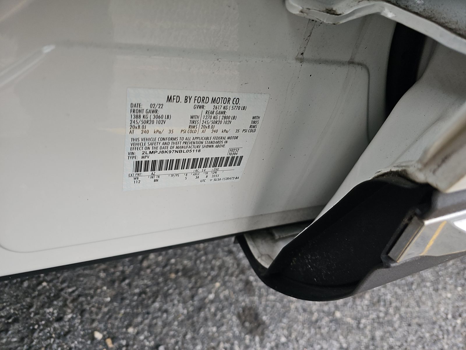 2022 Lincoln Nautilus Reserve AWD