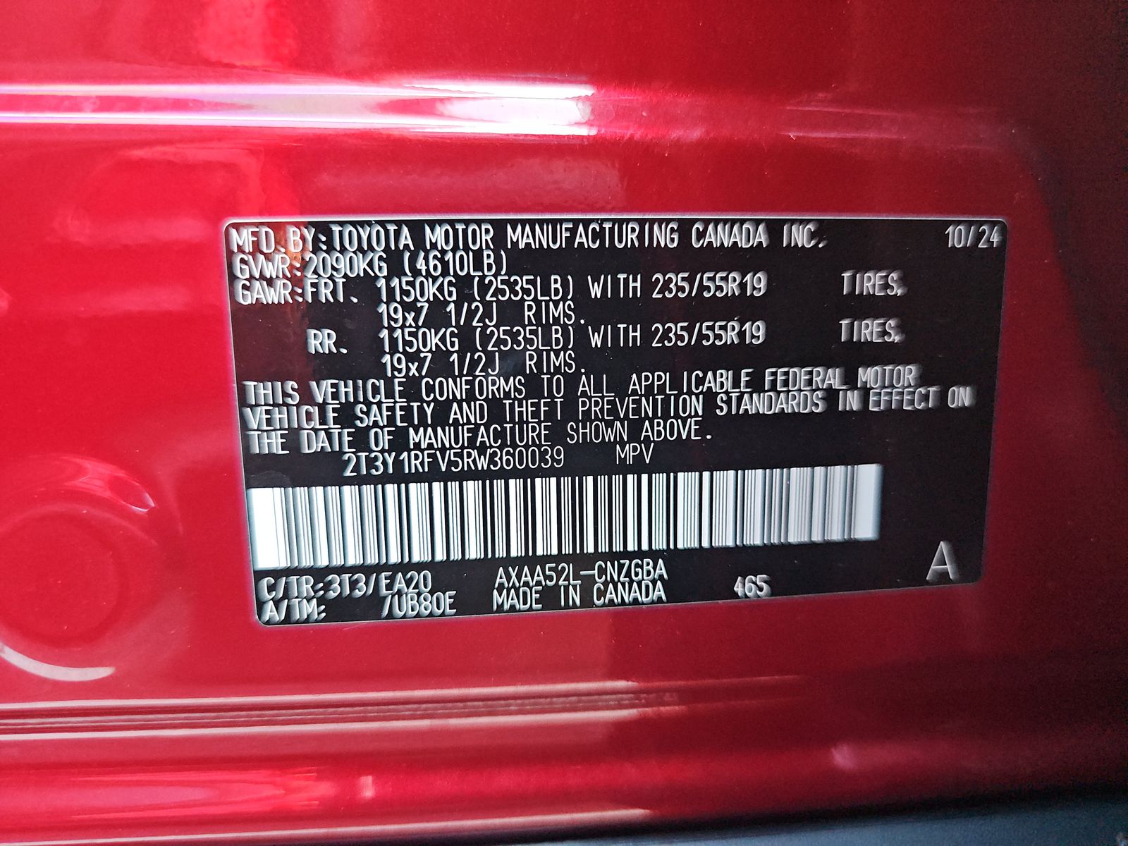 2024 Toyota RAV4 Limited FWD