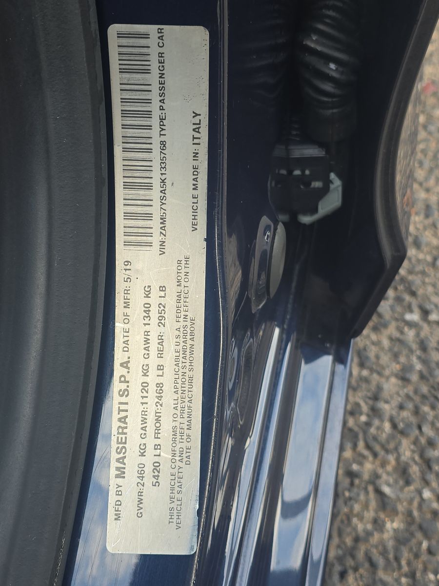 2019 Maserati Ghibli S RWD