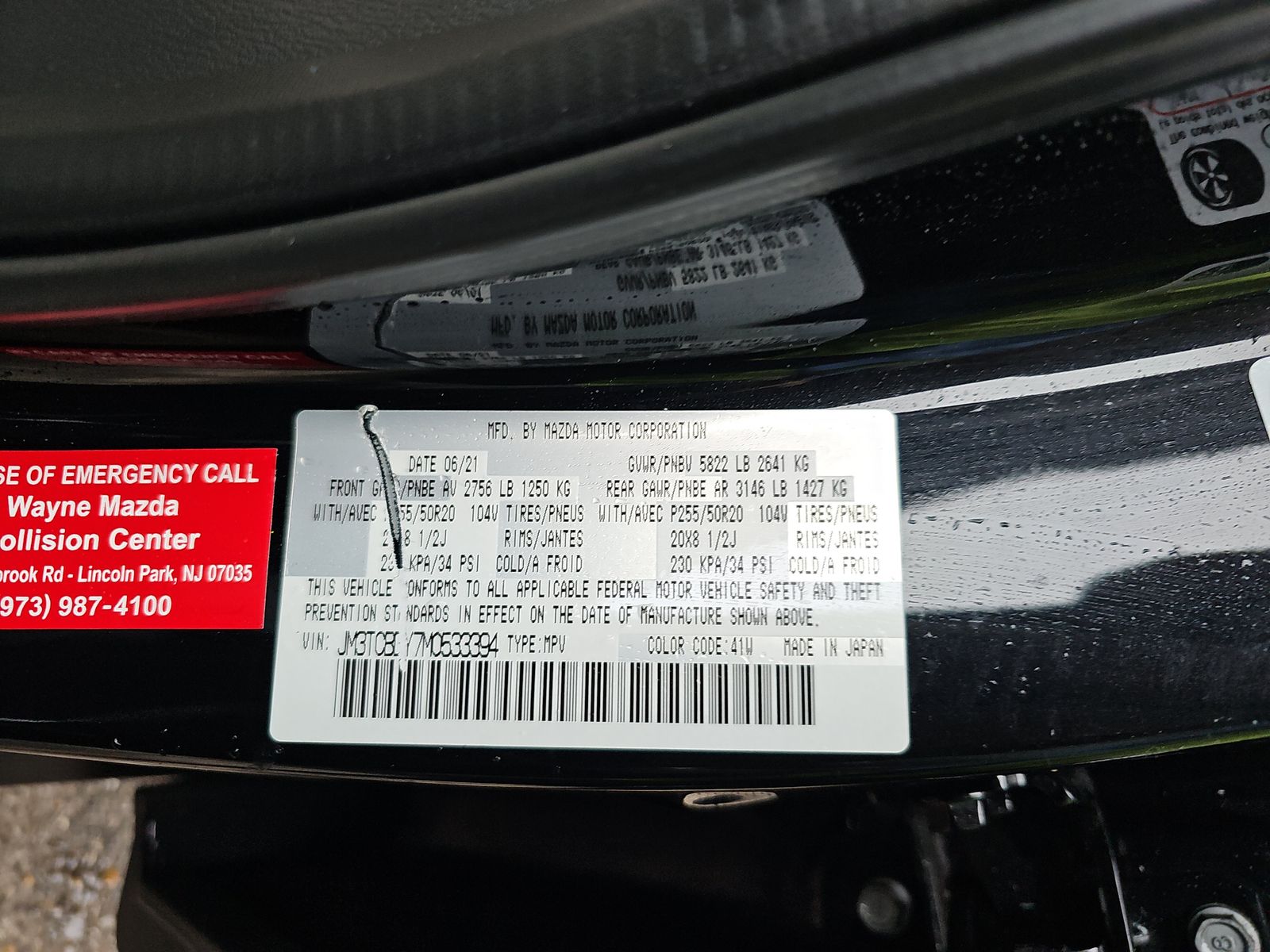 2021 MAZDA CX-9 Grand Touring AWD