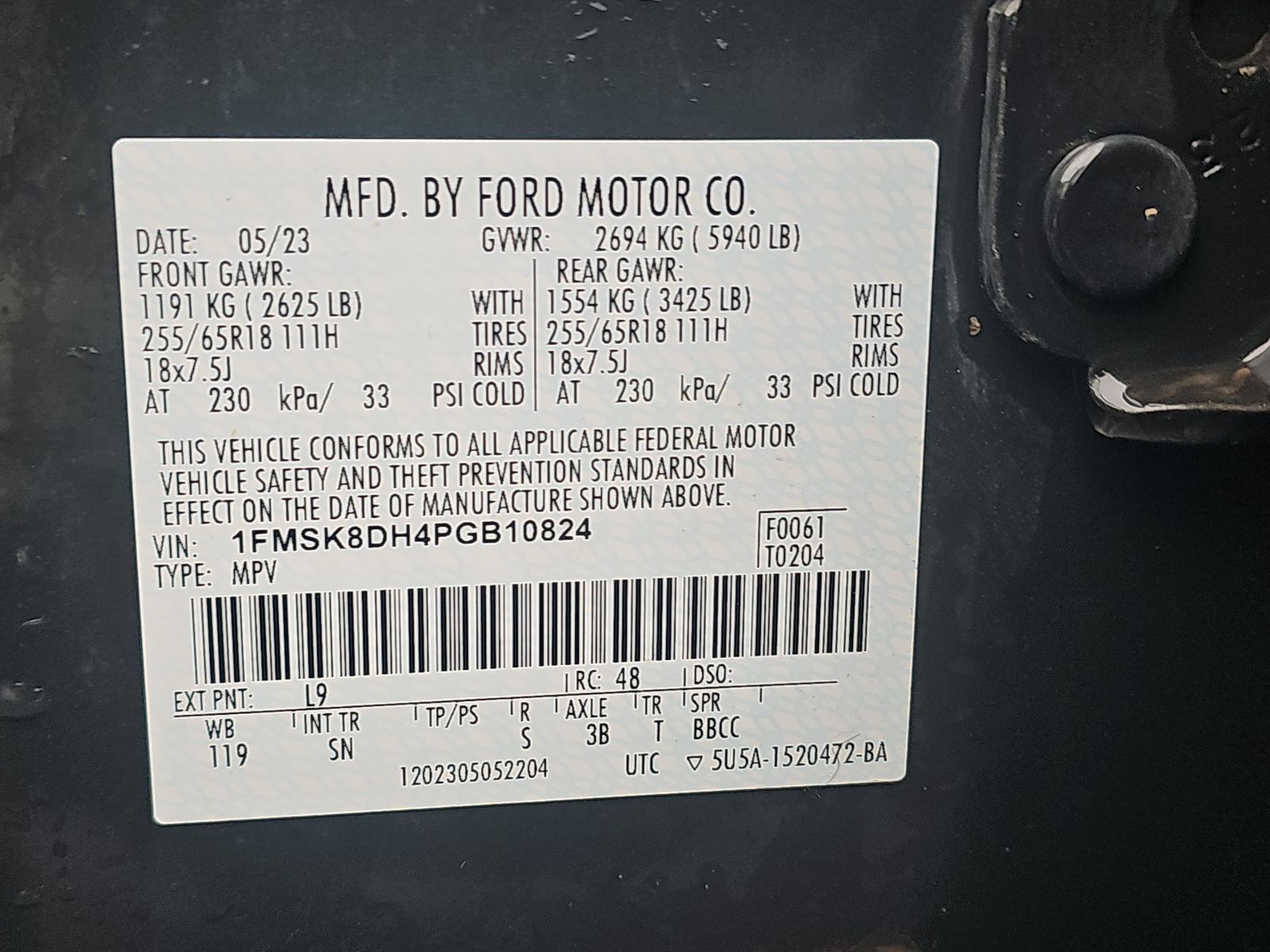 2023 Ford Explorer XLT AWD