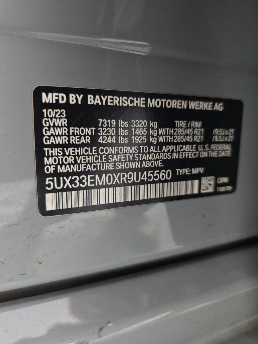 2024 BMW X7 M60i AWD