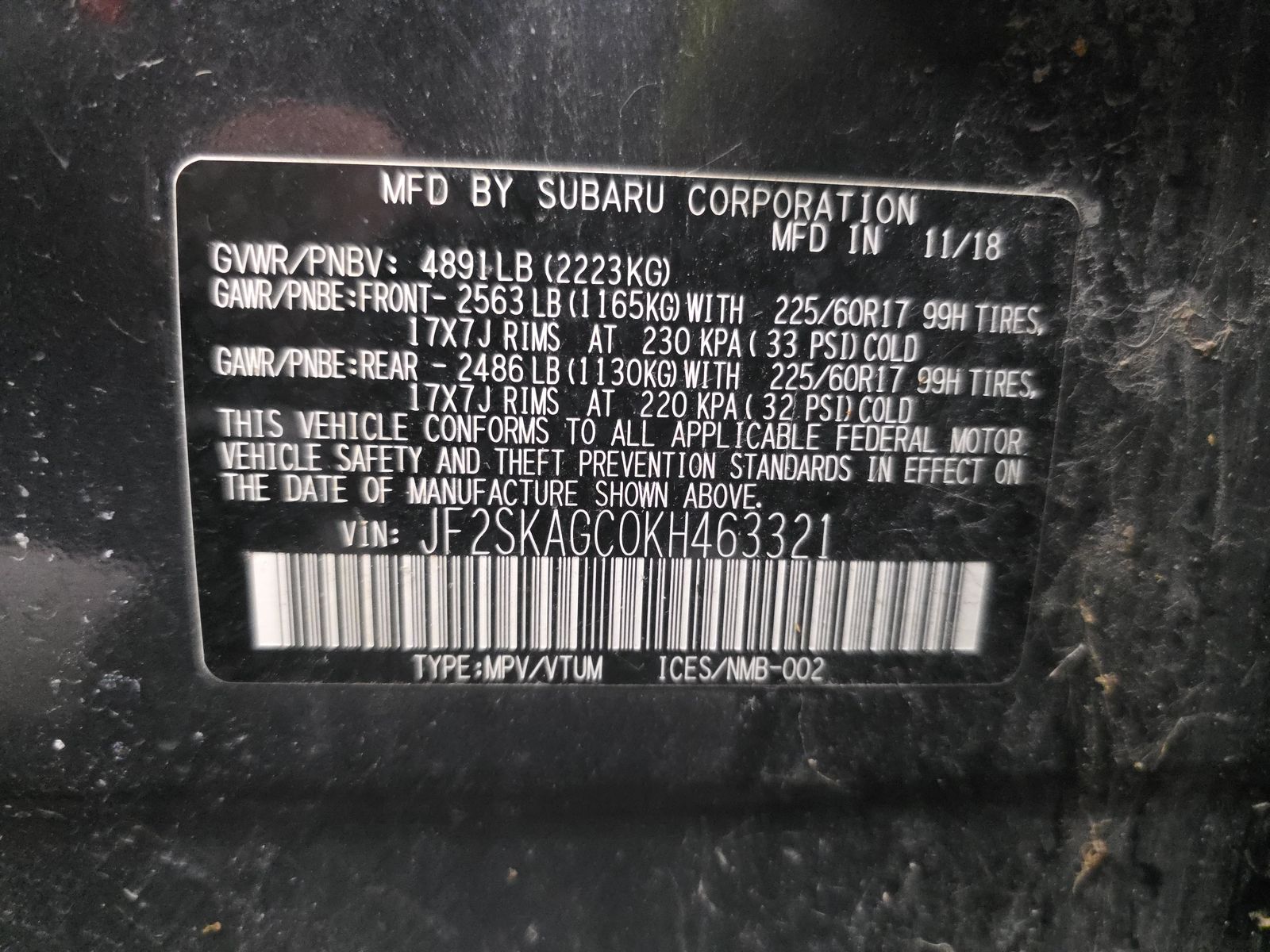 2019 Subaru Forester Premium AWD