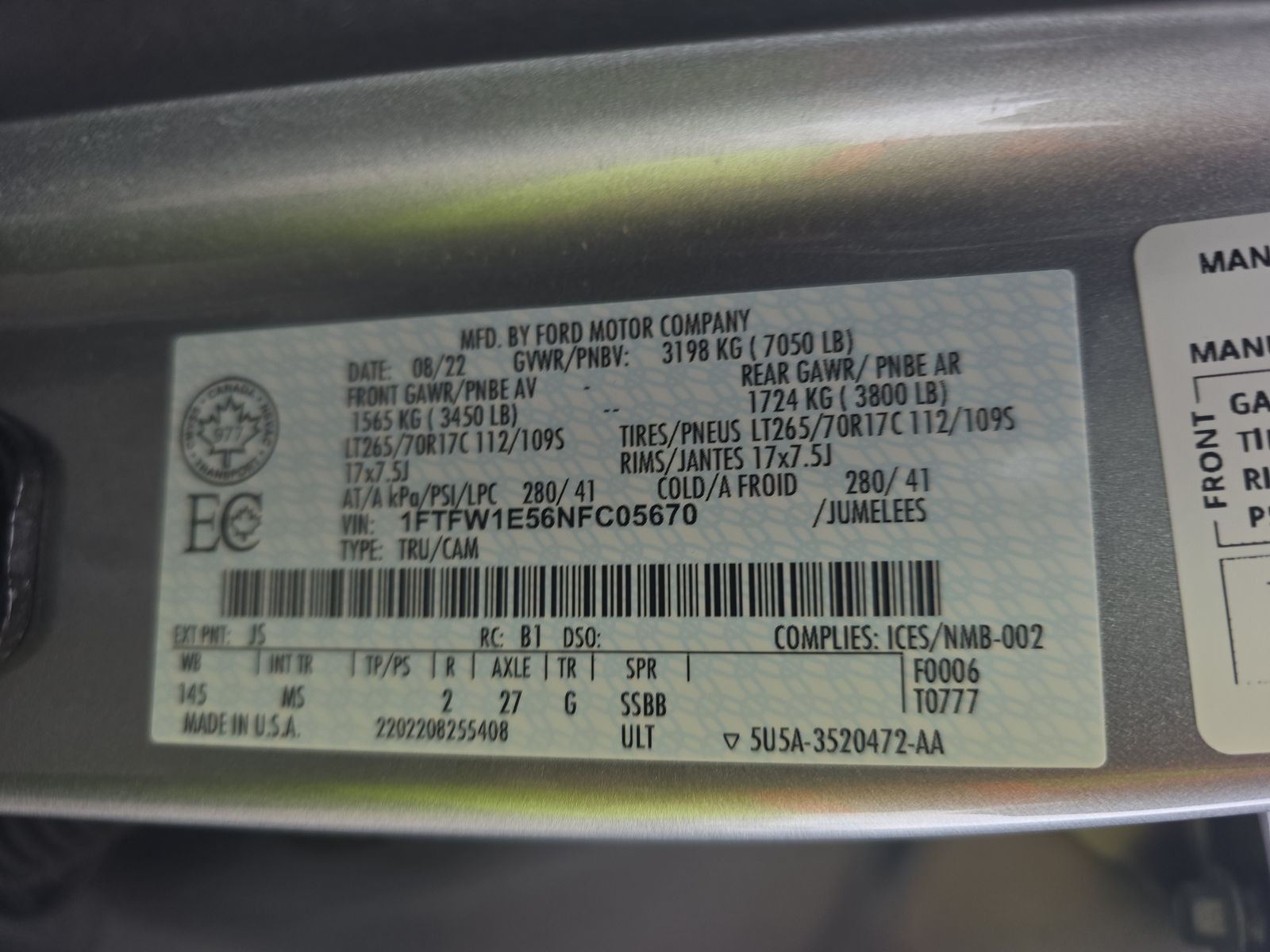 2022 Ford F-150 XLT AWD