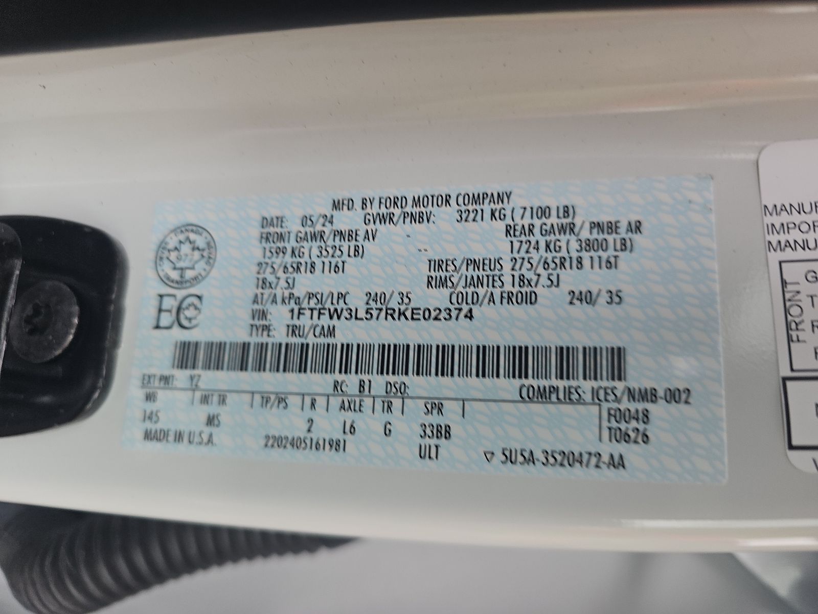 2024 Ford F-150 XLT AWD