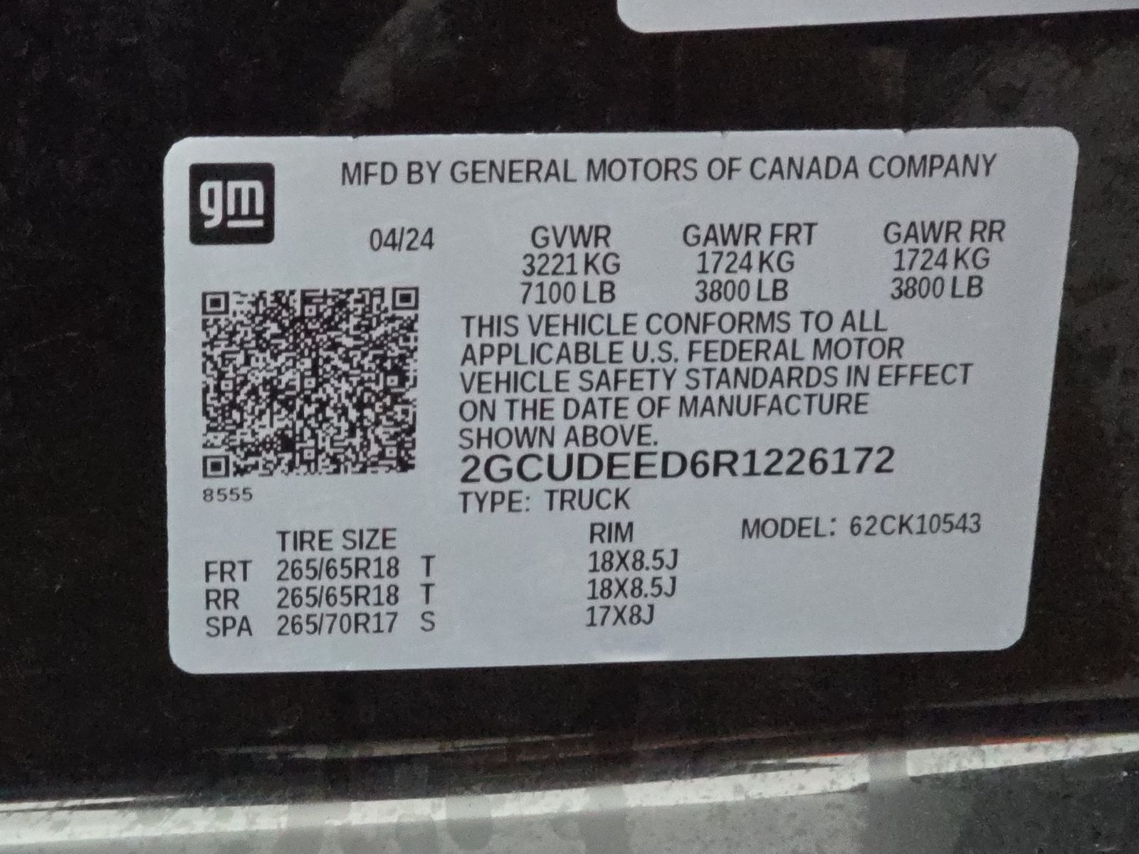 2024 Chevrolet Silverado 1500 RST AWD