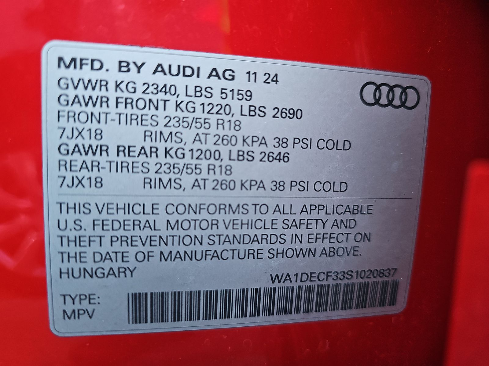 2025 Audi Q3 S line Premium AWD
