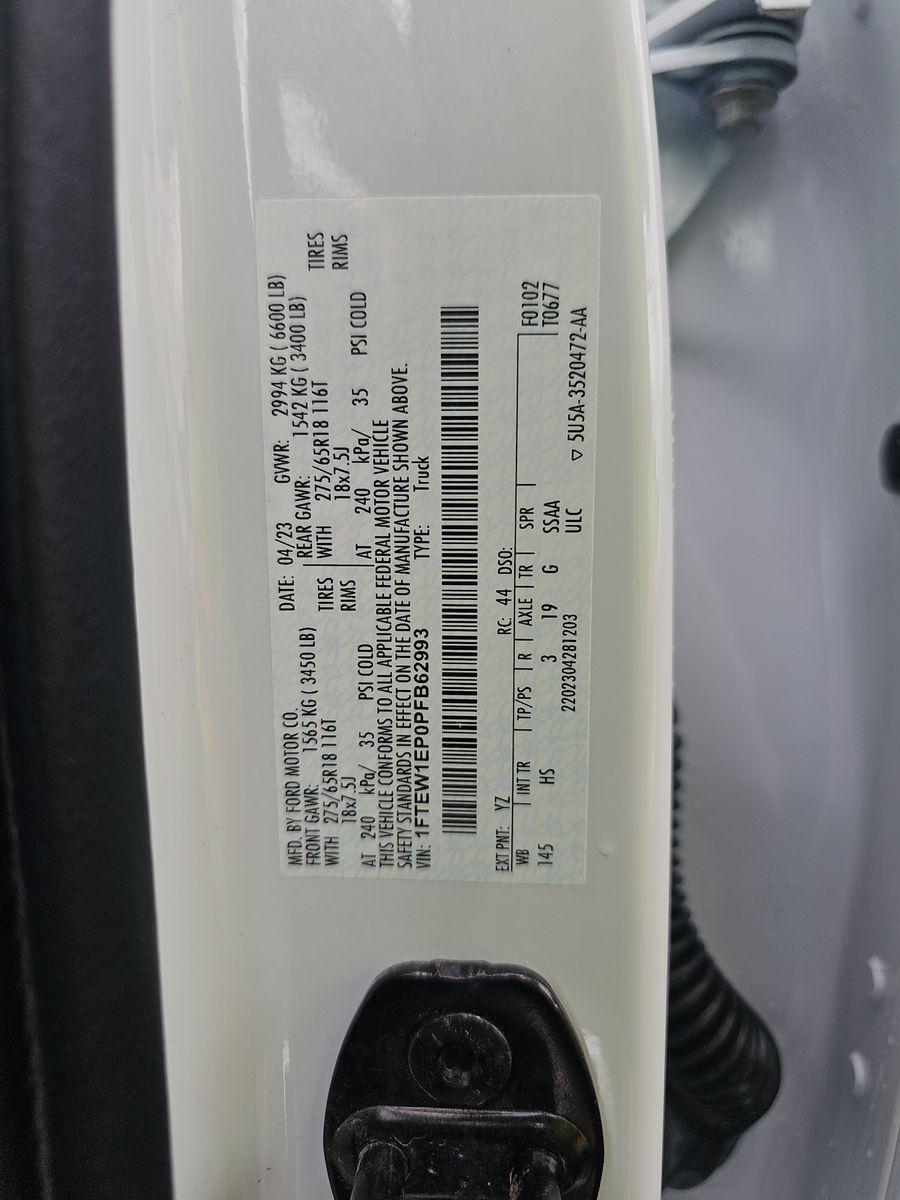 2023 Ford F-150 Lariat AWD