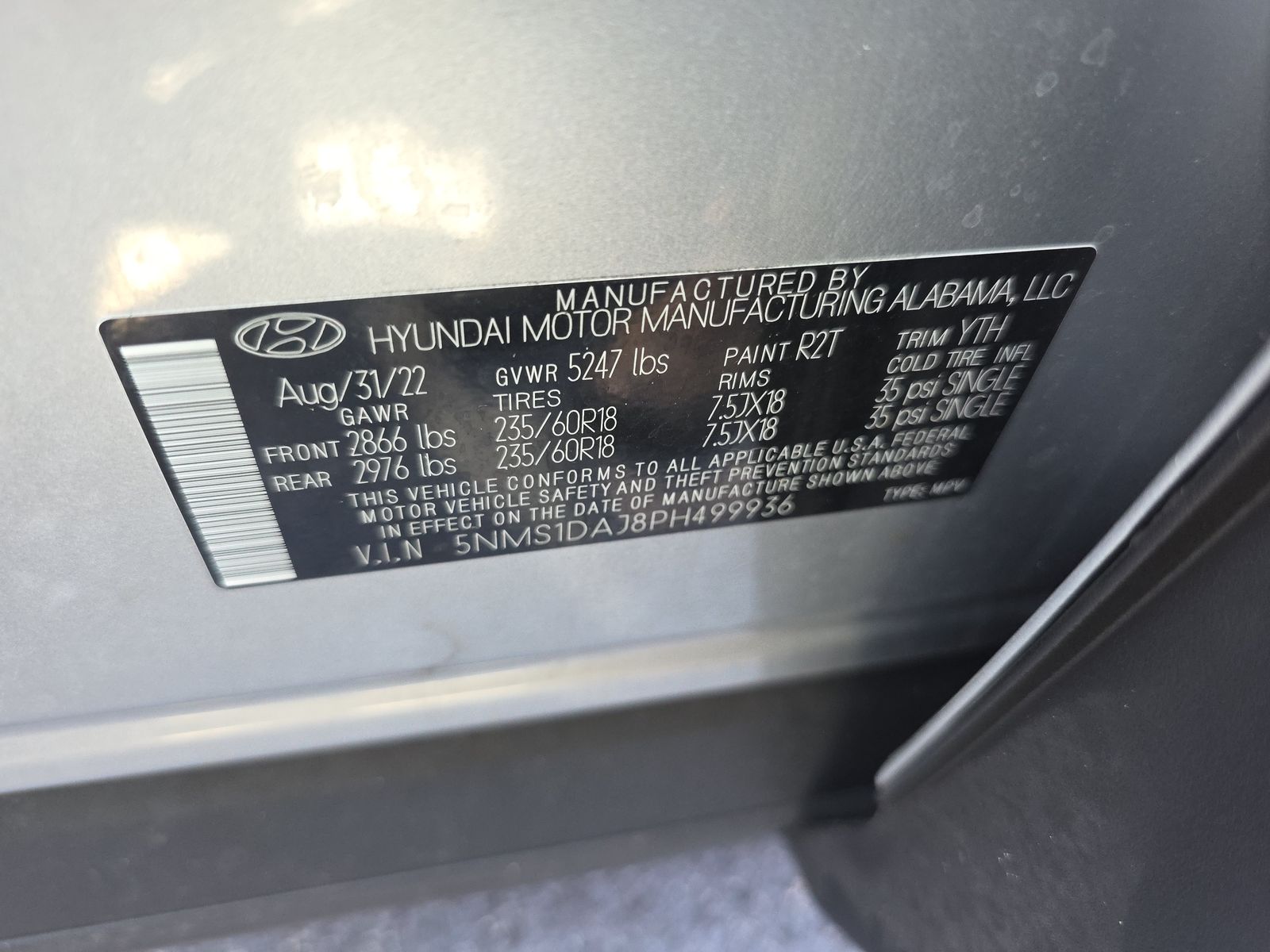 2023 Hyundai Santa Fe SE AWD