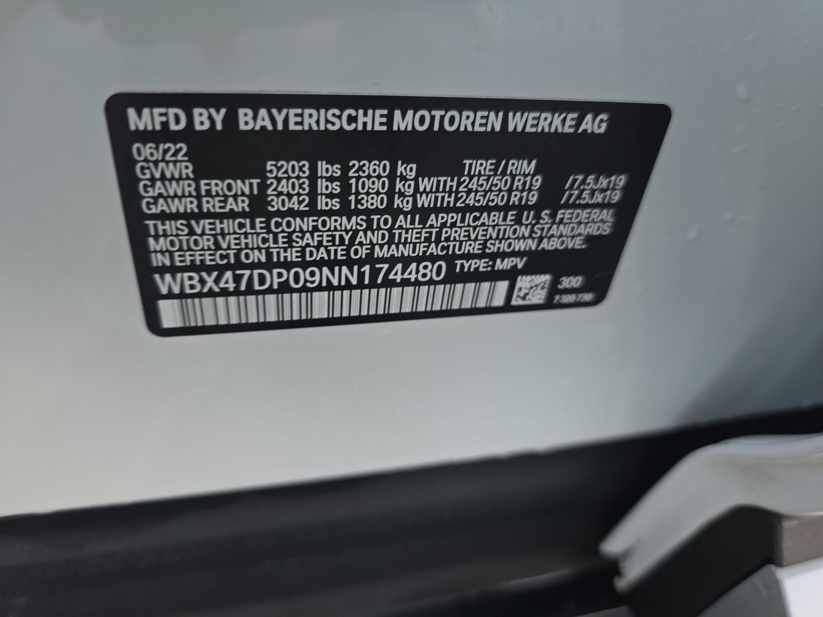 2022 BMW X3 sDrive30i RWD