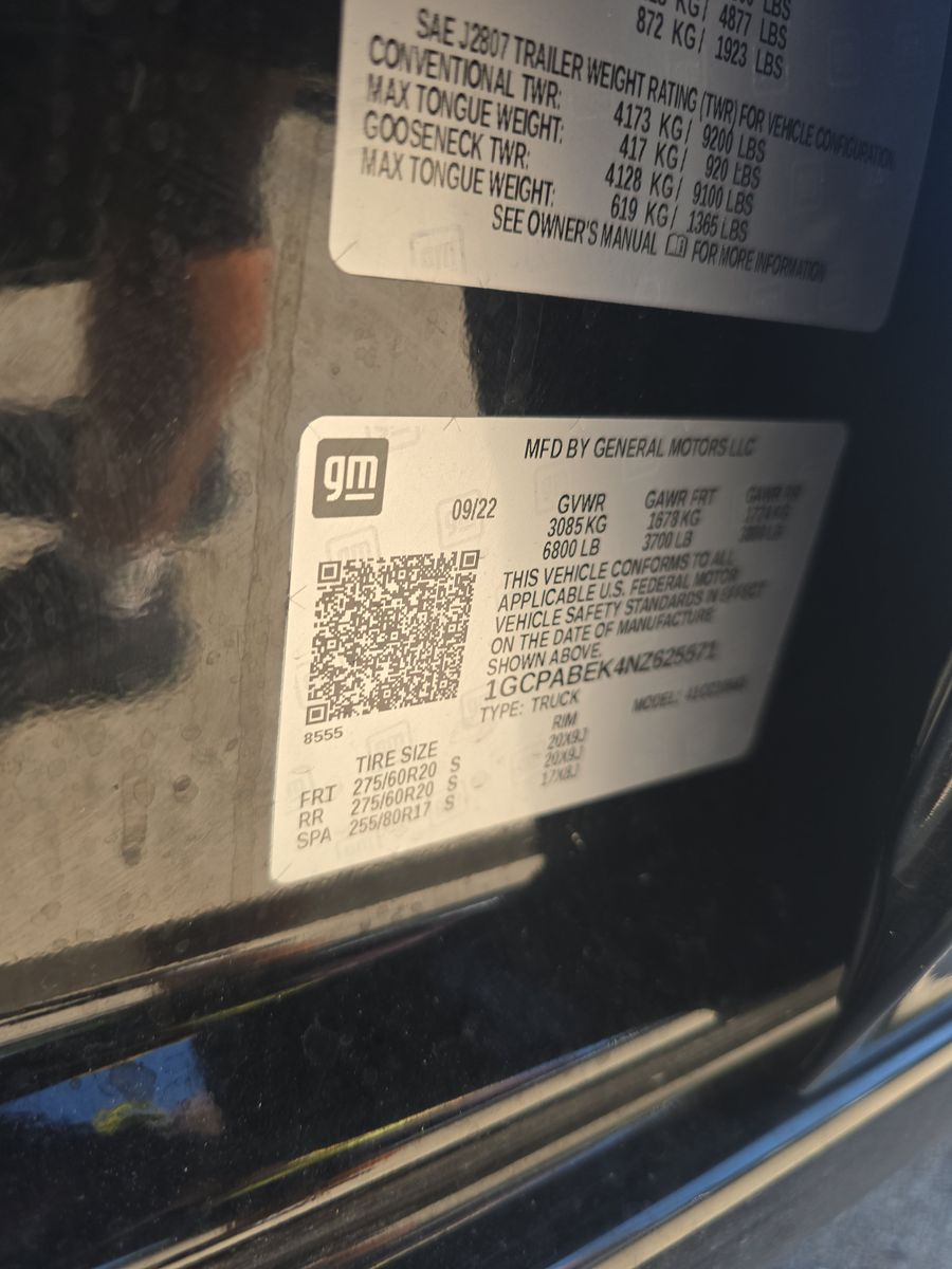 2022 Chevrolet Silverado 1500 Custom RWD