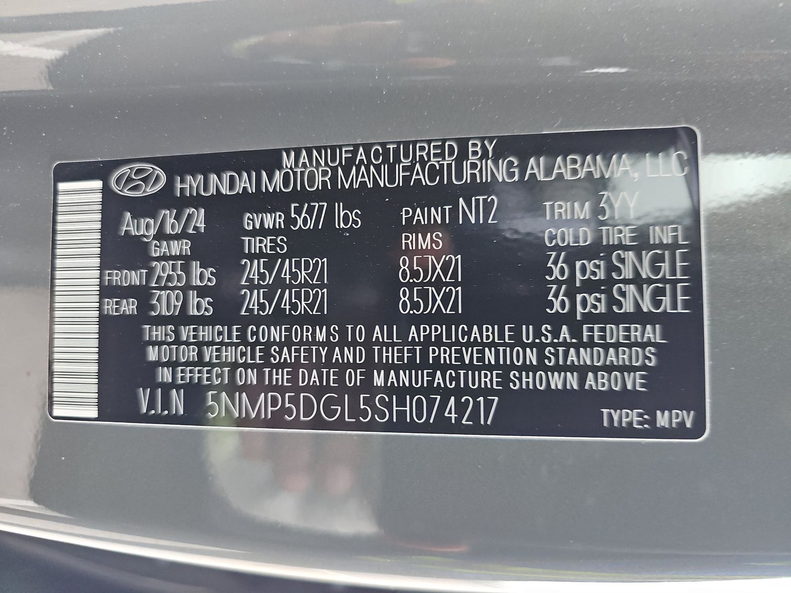 2025 Hyundai Santa Fe Calligraphy AWD