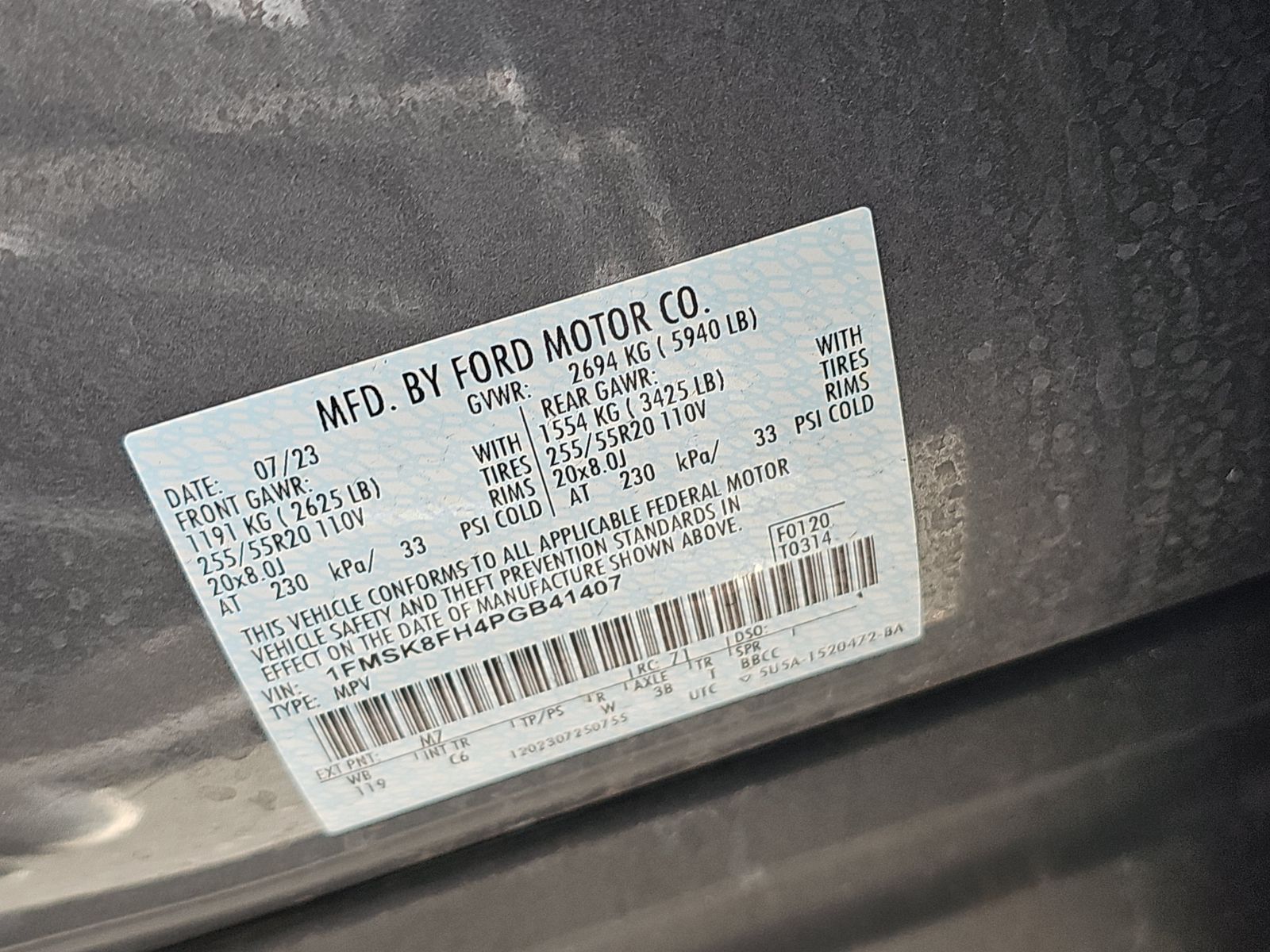 2023 Ford Explorer Limited AWD