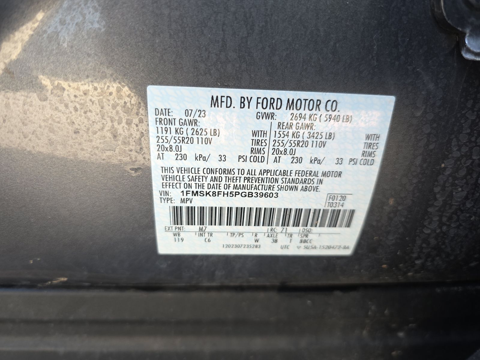 2023 Ford Explorer Limited AWD