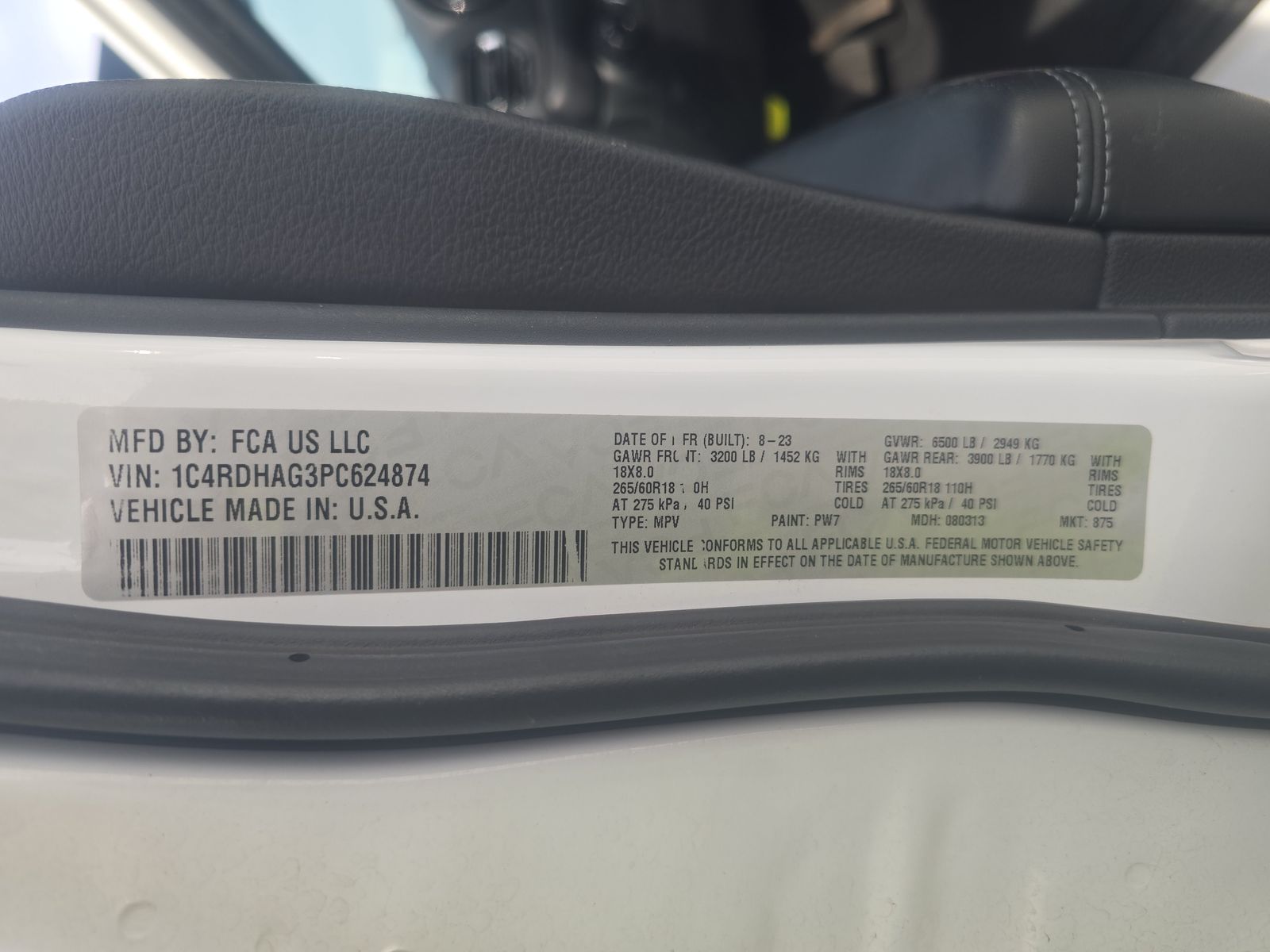 2023 Dodge Durango SXT RWD