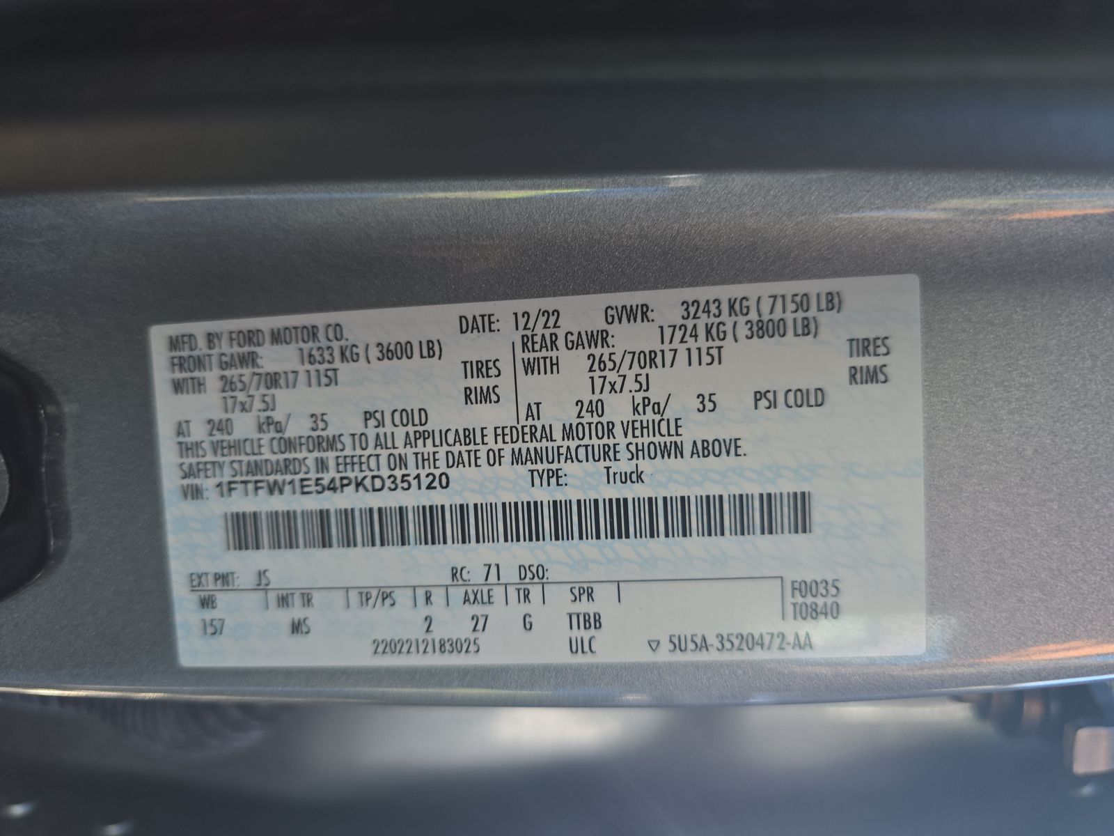 2023 Ford F-150 XLT AWD