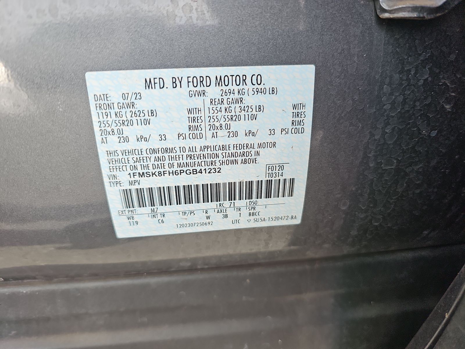 2023 Ford Explorer Limited AWD