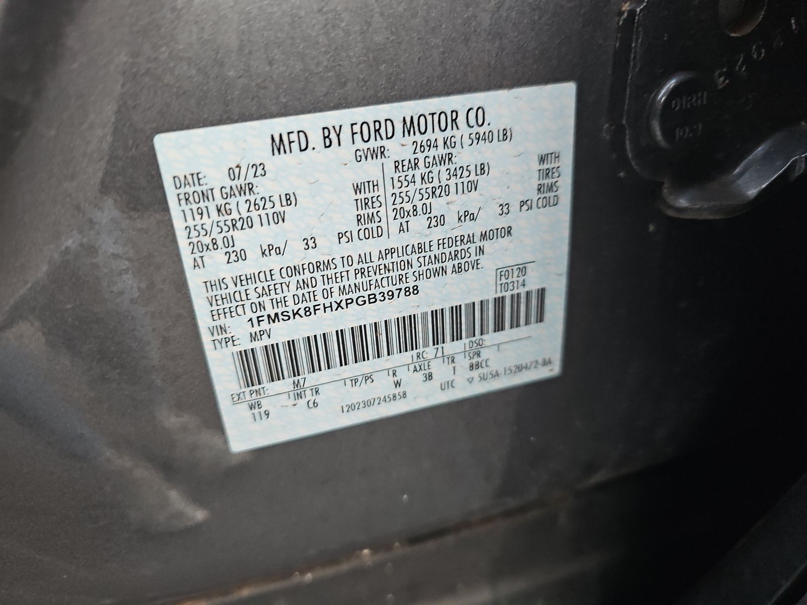 2023 Ford Explorer Limited AWD