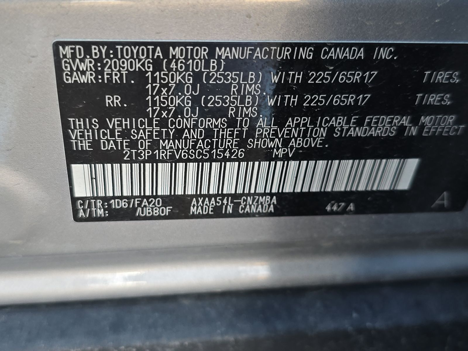 2025 Toyota RAV4 XLE AWD