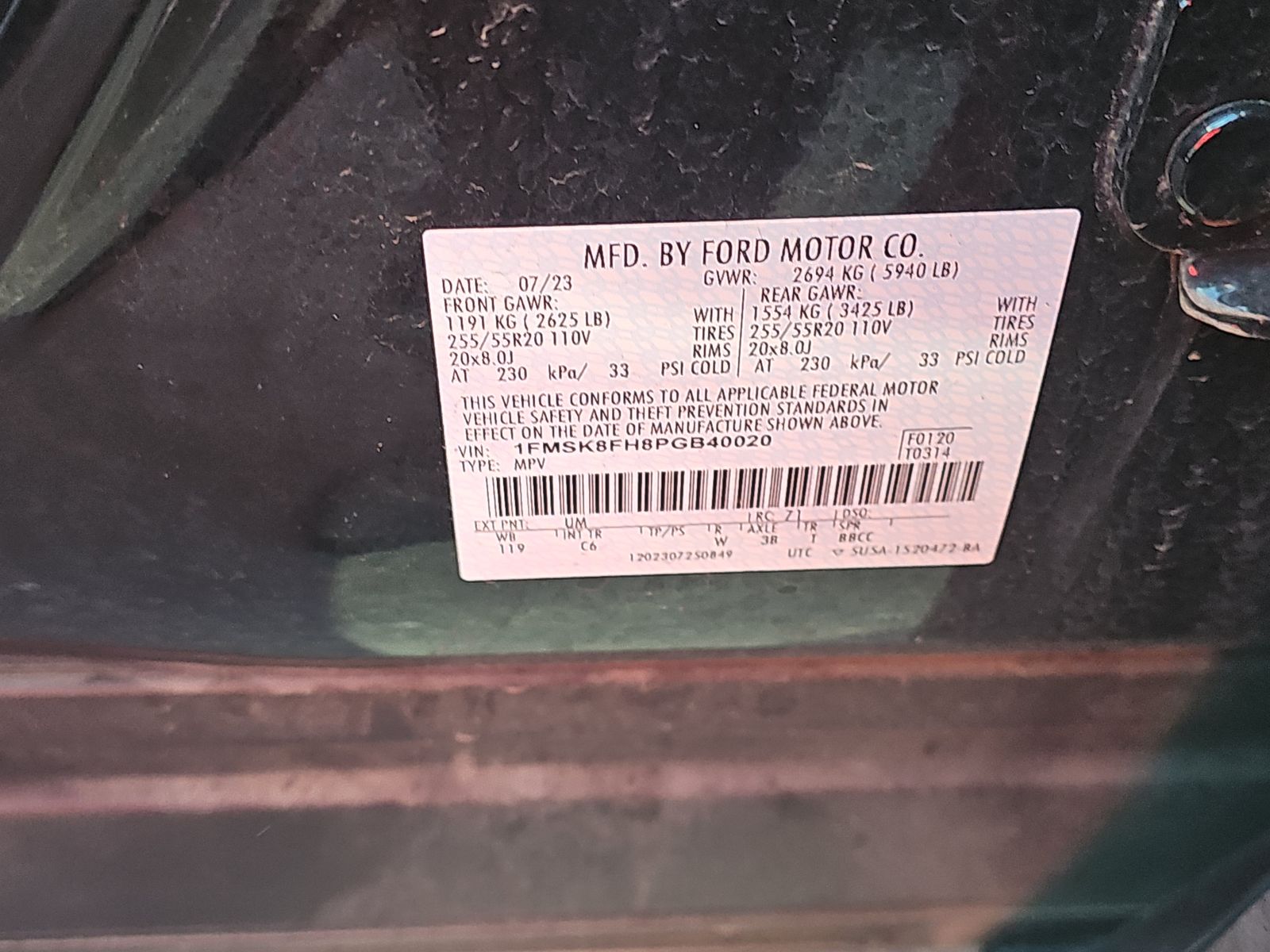 2023 Ford Explorer Limited AWD