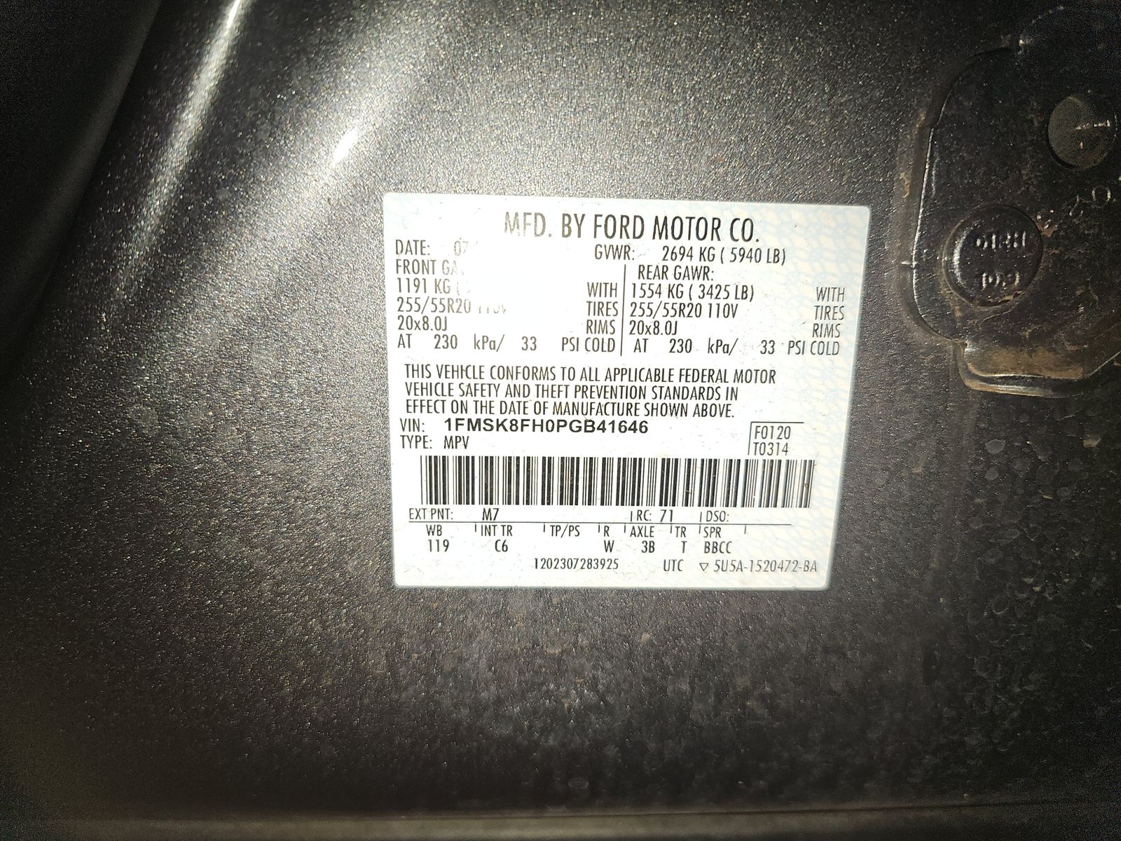 2023 Ford Explorer Limited AWD