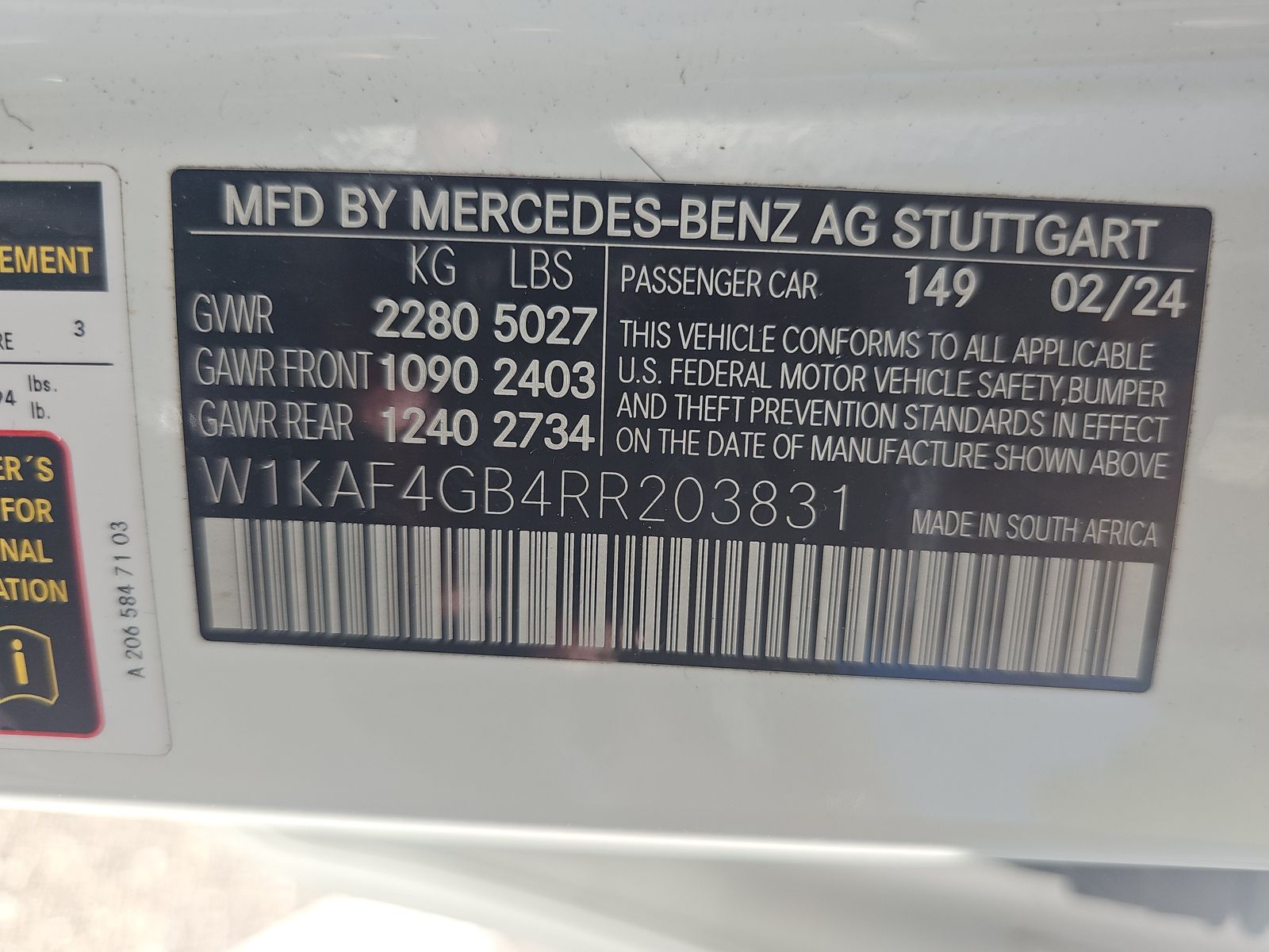 2024 Mercedes-Benz C-Class C 300 RWD