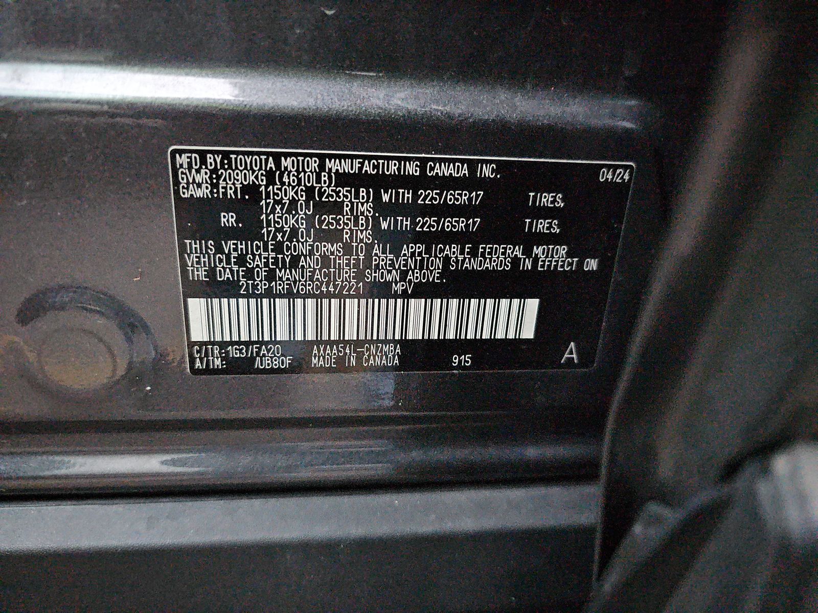 2024 Toyota RAV4 XLE AWD