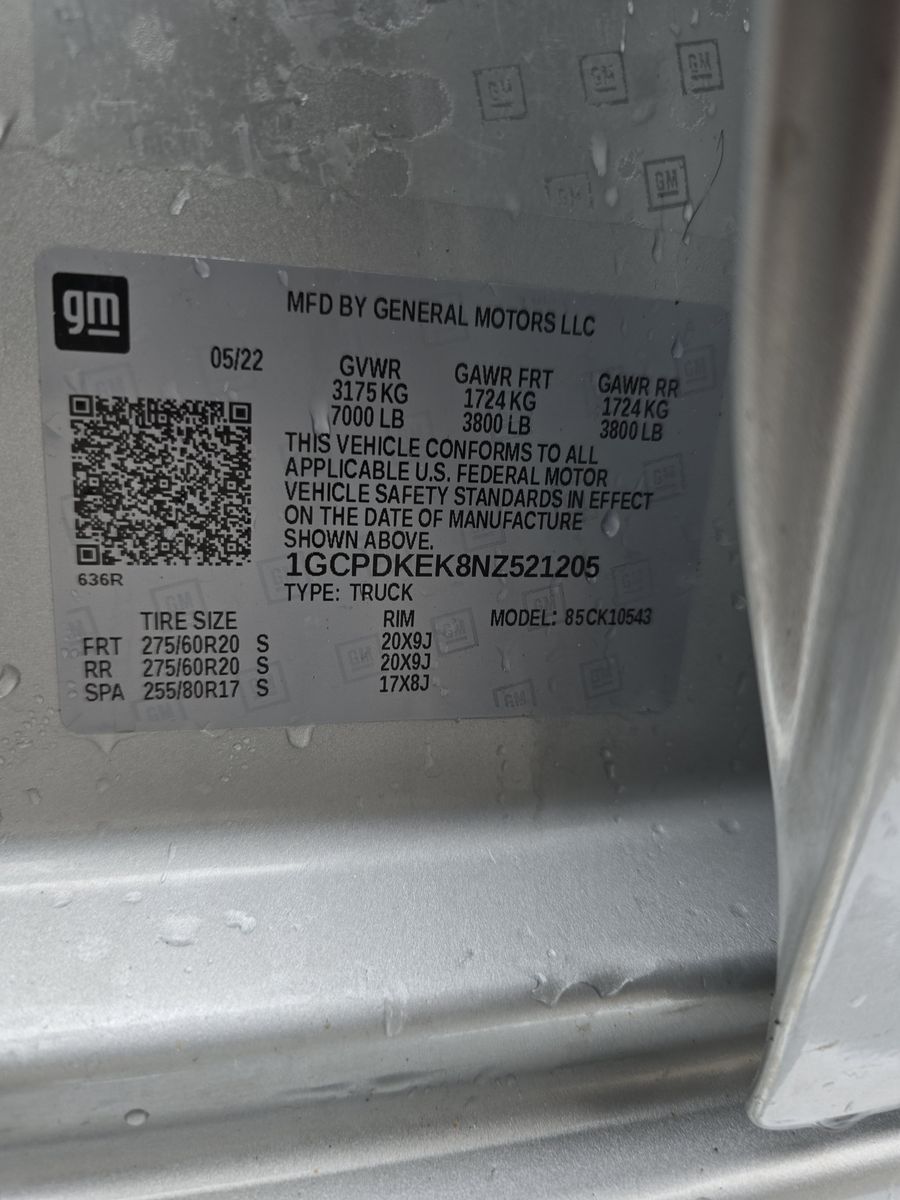 2022 Chevrolet Silverado 1500 LT AWD