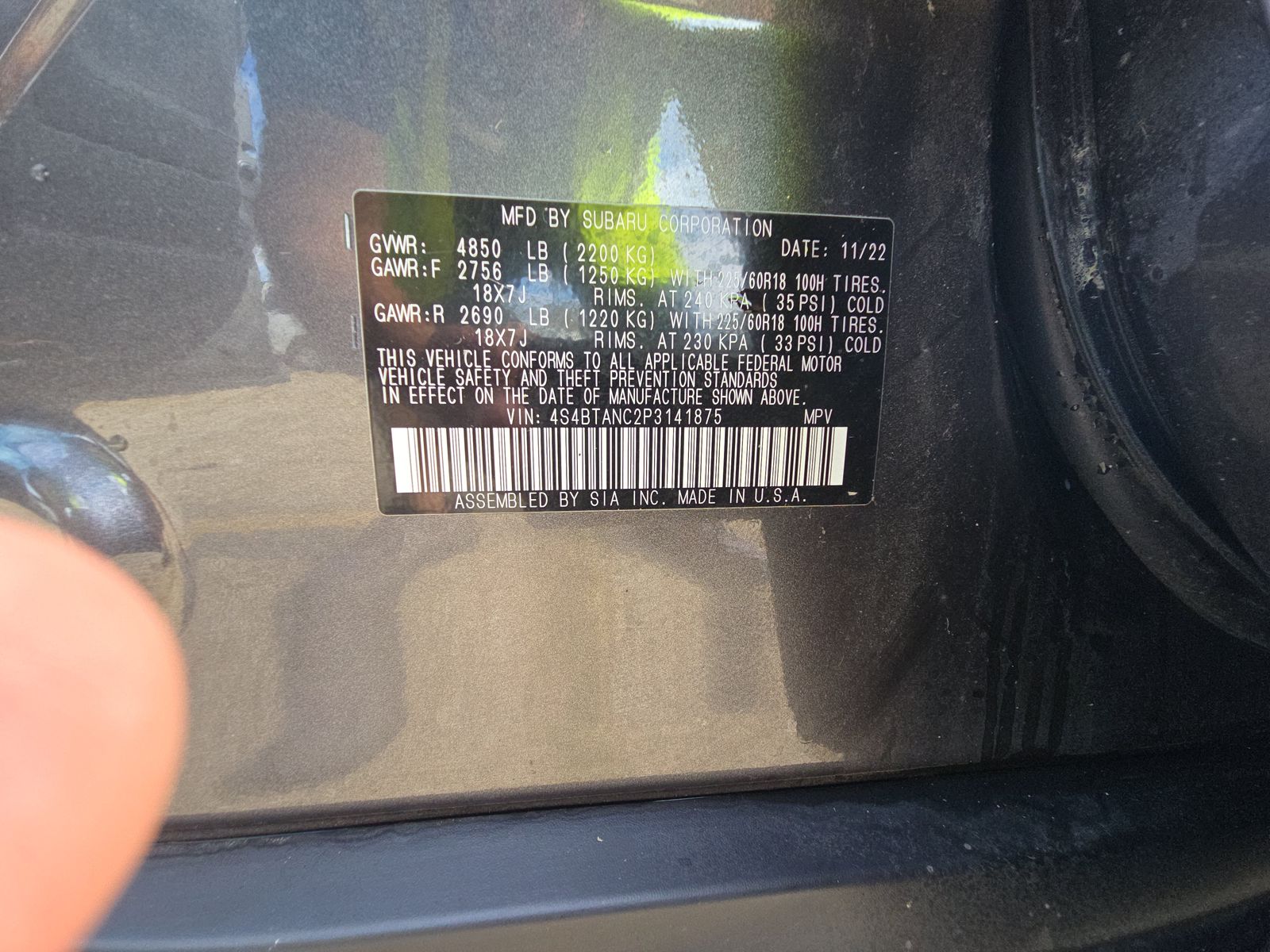 2023 Subaru Outback Limited AWD