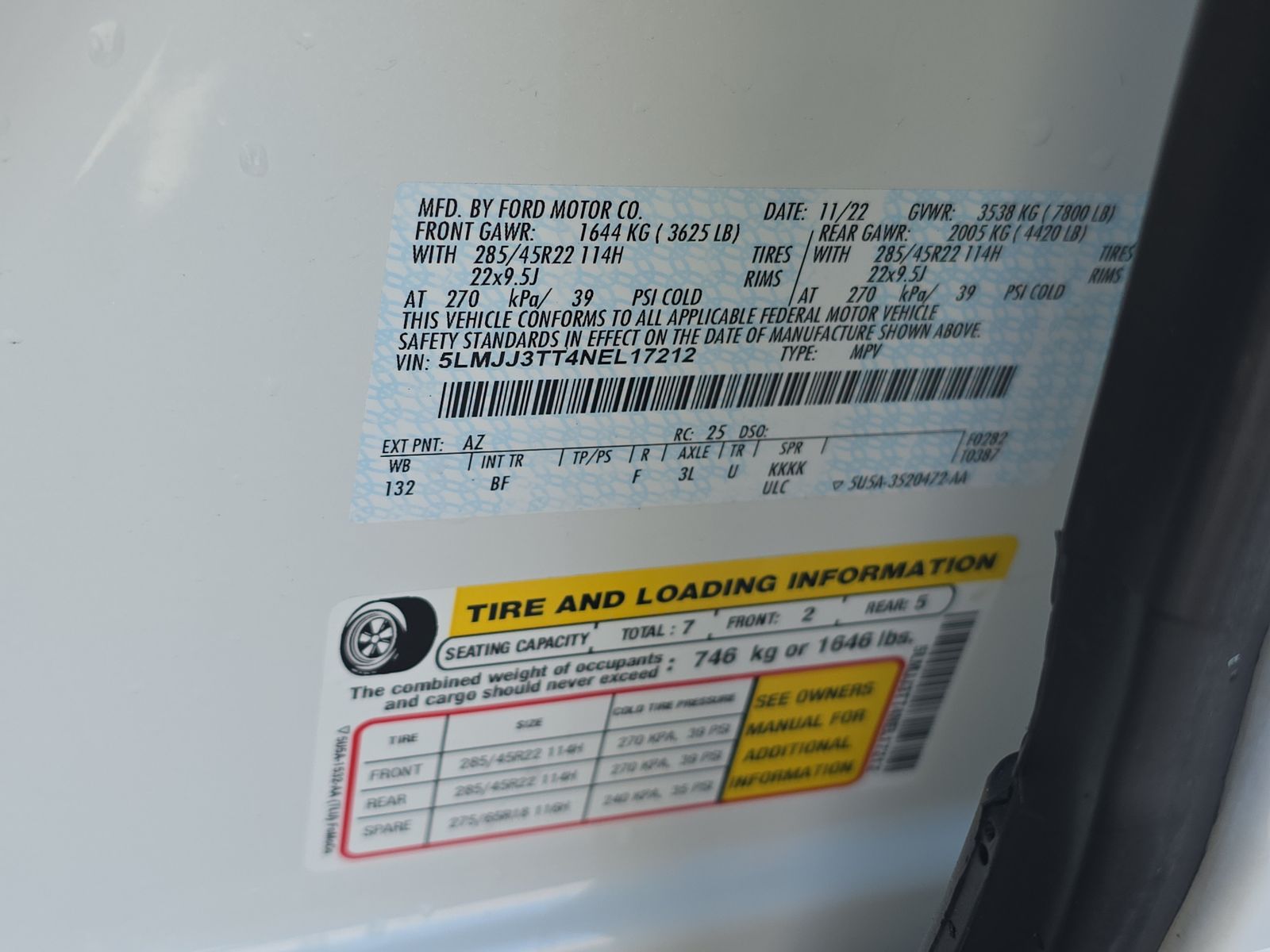 2022 Lincoln Navigator L Black Label AWD