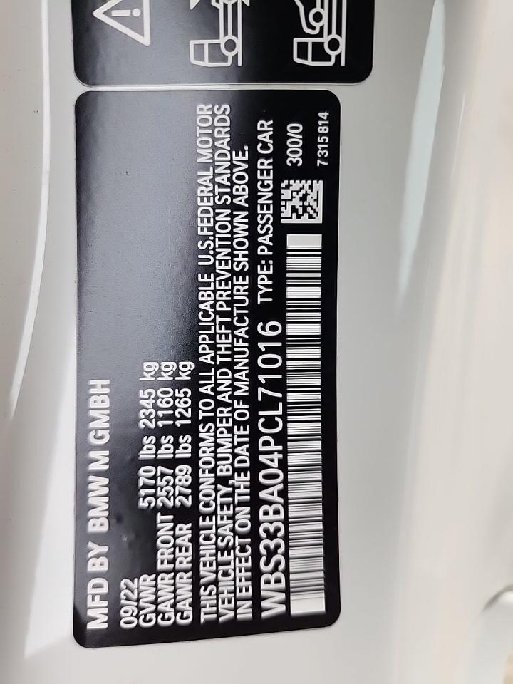 2023 BMW M4 Competition xDrive AWD