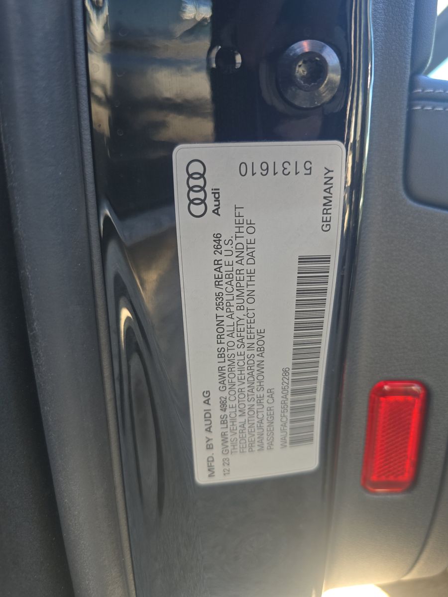 2024 Audi A5 S Line Premium Plus AWD