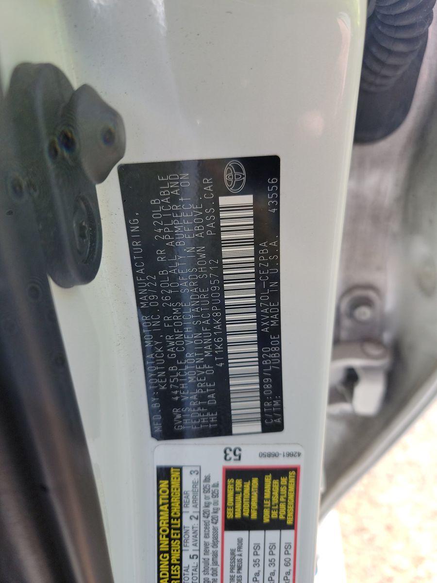 2023 Toyota Camry XSE FWD