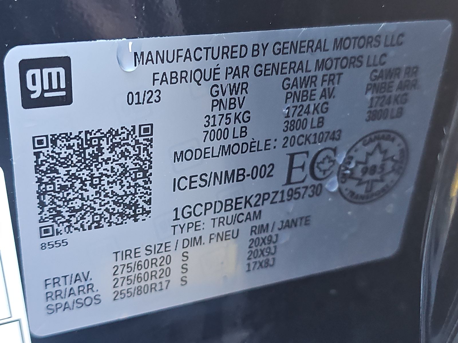 2023 Chevrolet Silverado 1500 Custom AWD