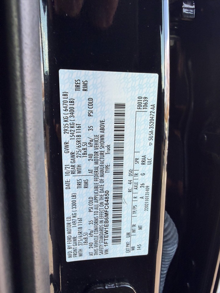 2021 Ford F-150 XLT AWD