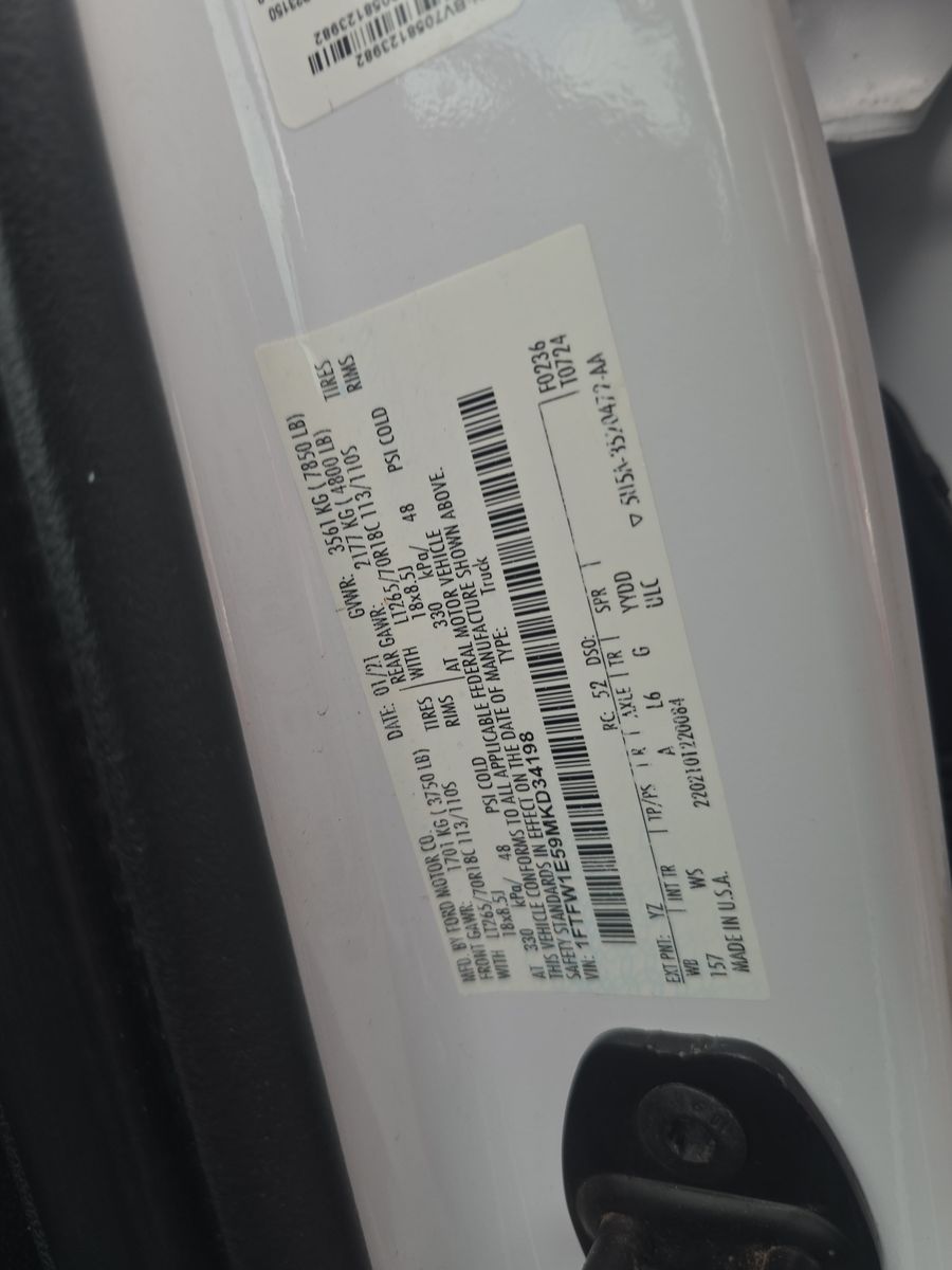 2021 Ford F-150 XL AWD