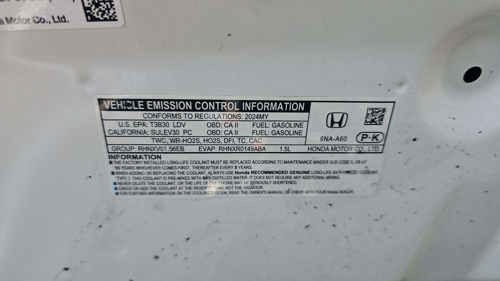 2024 Honda Accord EX FWD