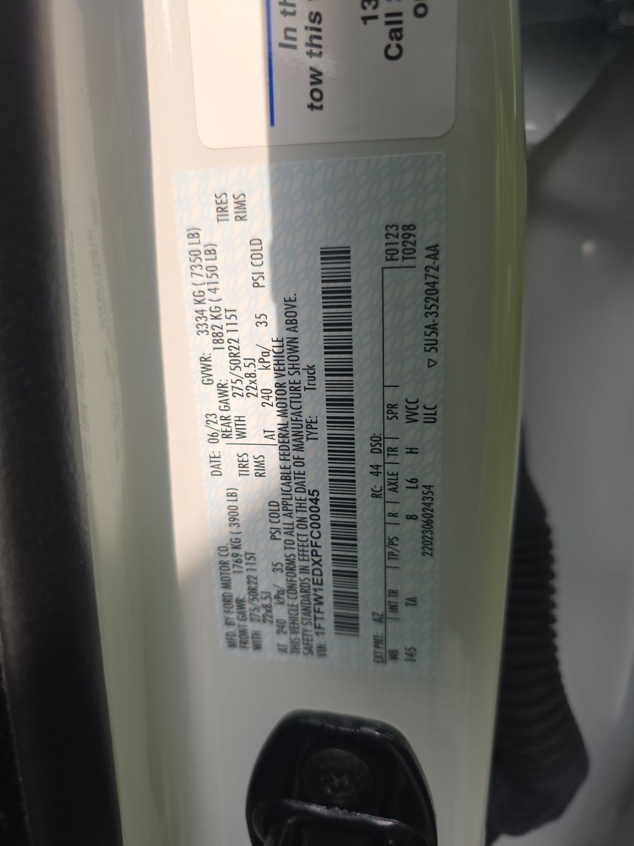 2023 Ford F-150 Hybrid Limited AWD