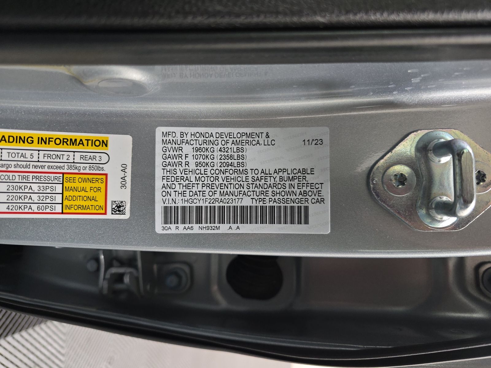 2024 Honda Accord LX FWD