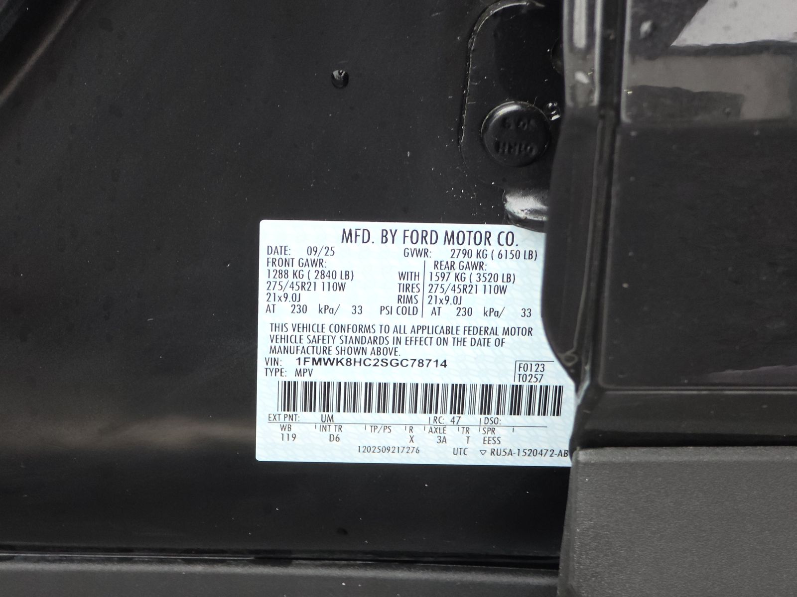 2025 Ford Explorer Platinum AWD