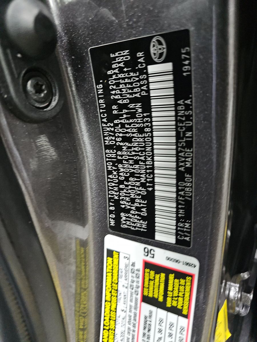 2022 Toyota Camry LE AWD